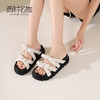 西村名物2024夏季新款仙女风休闲凉拖外穿厚底一字带凉鞋女X24BJ20391 商品缩略图2
