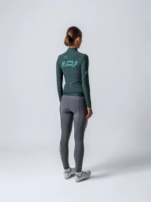 MAAP 女士 Adapt Thermal LS Jersey 长袖骑行服加绒秋冬 藻光绿 商品图2