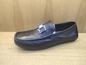 豪行夏季11172160牛皮休闲男软底豆豆鞋