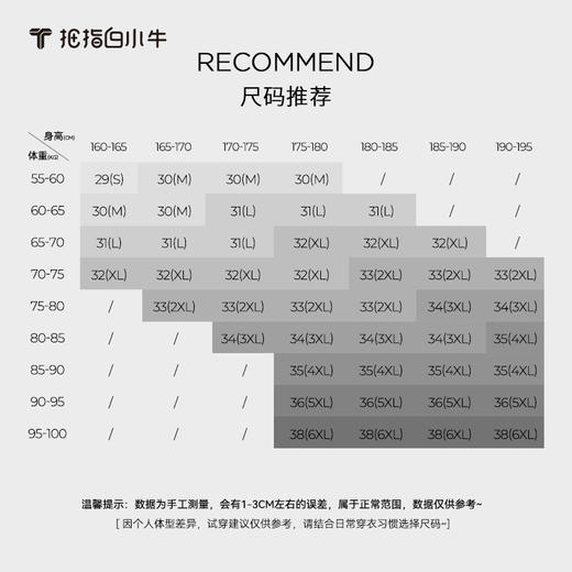 拇指白小牛高标水洗BXN直筒牛仔裤无限系列 商品图4