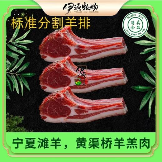 宁夏滩羊羊羔肉羊排500g2包包装大气高端送礼煎烤炖汤烧烤 红焖 烤肉 商品图2