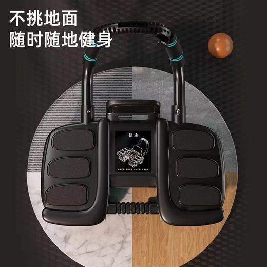 全新四轮带回弹六肘撑健腹轮男女锻炼腹肌减肥瘦肚子家用健身器材 商品图1