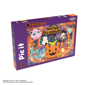 Pic it 200片平面拼图 宝可梦系列 万圣节派对PITCKS52007