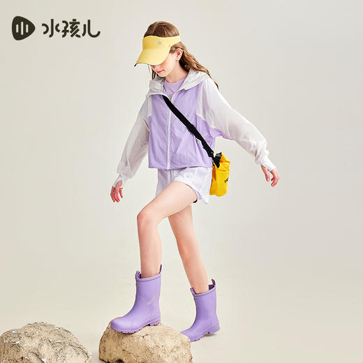 水孩儿童装夏季新款女童防晒凉感外套儿童轻薄柔软防紫外线宽松上衣 商品图5