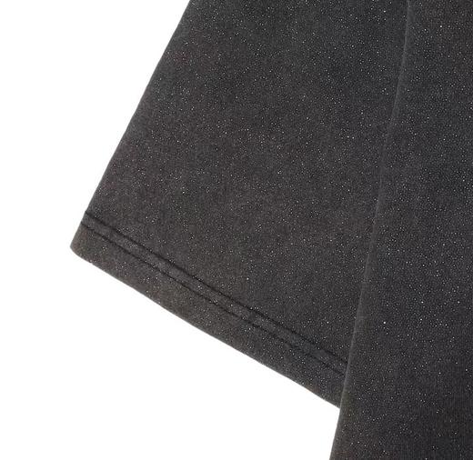 8225夏季新款做旧洒金亮片字母T恤百搭休闲男士短袖潮流时尚上衣 商品图5