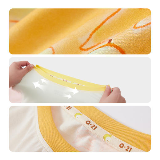 【代发】Q21&阿嘟白泽排汗儿童T恤男女童宝宝卡通透气吸湿短袖上衣夏季 商品图3