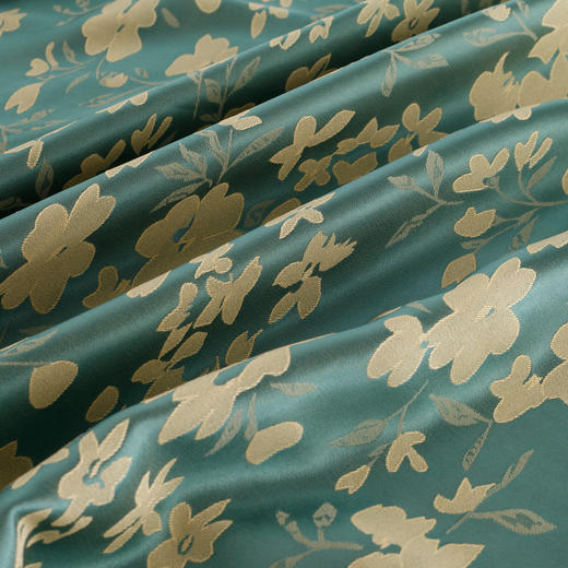 PF880斯尔丽2024新款缎面提花改良旗袍宽松显瘦系腰带舒适好穿连衣裙 商品图5