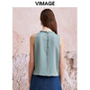 VIMAGE纬漫纪夏季新款气质显瘦轻薄无袖背心上衣V2113727 商品缩略图5