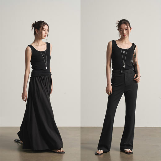 UMILAB【入夏】日本宾霸铜氨丝+桑蚕丝+莱赛尔清凉解暑背心BM787H 商品图1