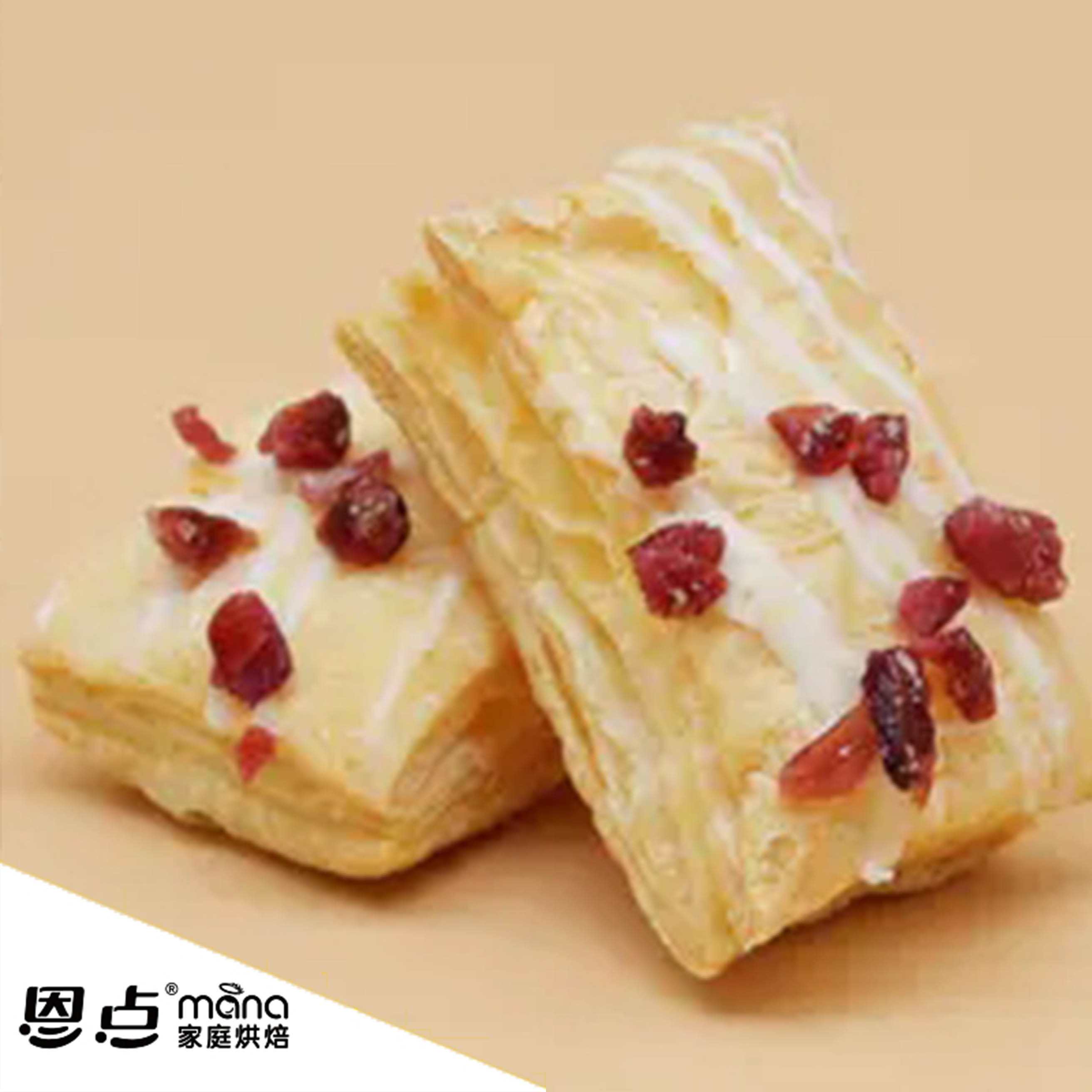 【恩点】蔓越莓千层酥 |  100g/1盒  | 酥香美味  精致可口 【自提】注：下单6个月内有效，过期将退款，请尽快到店核销