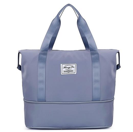 【健身旅行，自在潮搭】2024新款休闲大容量收纳瑜伽包 纯色简约牛津布旅行包 健身包 干湿分离运动手提单肩包-QQ 商品图13