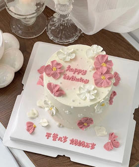 简约女生妈妈裱花款