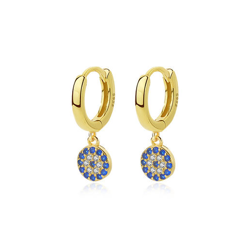 【恶魔之眼】S925银微镶锆石耳饰【YF-E2939】 商品图2