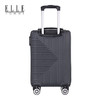 ELLEHOMME-创意竖纹拉链旅行箱EH2019-黑色 商品缩略图2