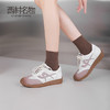西村名物2024夏季新品复古真皮百搭拼色德训鞋女轻便软底休闲鞋X24AM13821 商品缩略图2