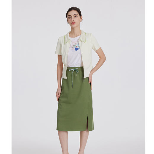 司歌休闲修身两件套套装短袖弹力TO891072y 商品图4