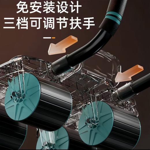 全新四轮带回弹六肘撑健腹轮男女锻炼腹肌减肥瘦肚子家用健身器材 商品图4