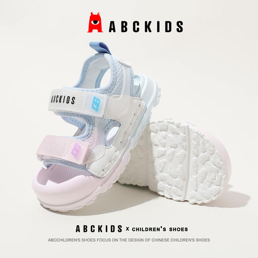 abckids童鞋2024夏季新款女童沙滩鞋休闲鞋子运动凉鞋 商品图7