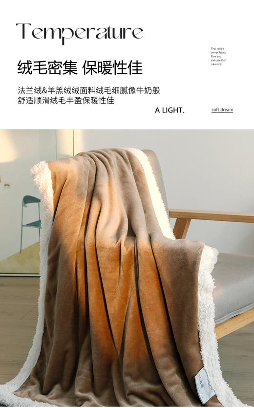 多功能毯-驼色 商品图3