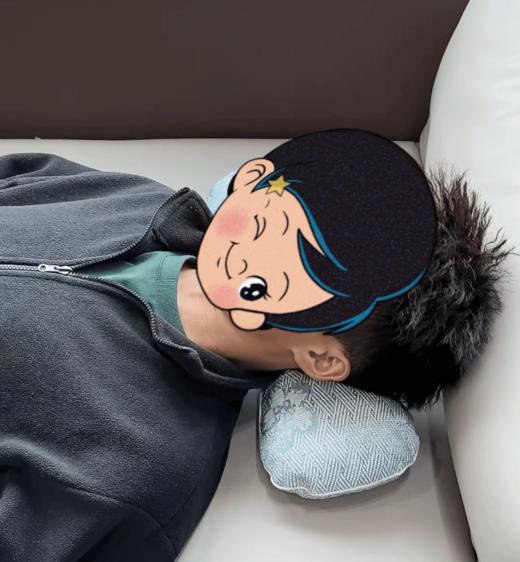 【家居百货】【艾草冰丝骨头枕】 人体工学设计、 牵引颈椎曲线！让你的颈部肌肉得到舒缓和缓解，枕头+靠腰，一枕多用，呵护腰颈！ 商品图1