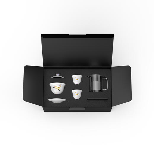 小罐茶▪松峦▪德化白瓷盖碗套组 商品图0