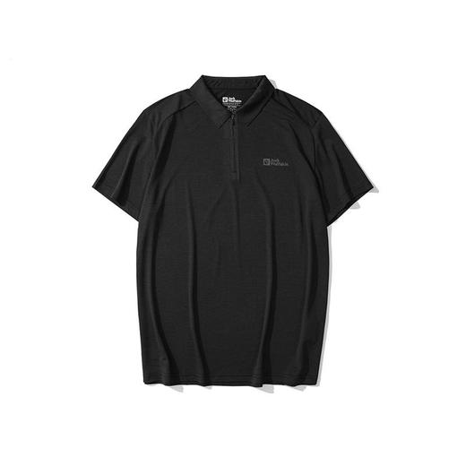 【自营】JackWolfskin/狼爪  狼爪t恤男24春夏户外运动休闲POLO衫速干短袖 5824111 商品图1