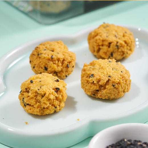 Rene Little Bear 香港小熊 黑芝麻/咸蛋黄 黄油椰蓉酥 230g 商品图2