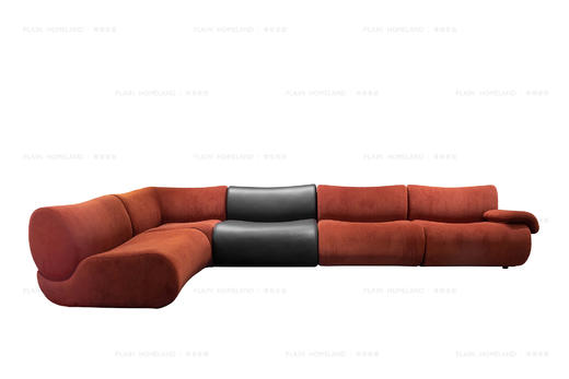 竹节 组合沙发 |  更多座位组合，皮布面料可选，详询客服 商品图0