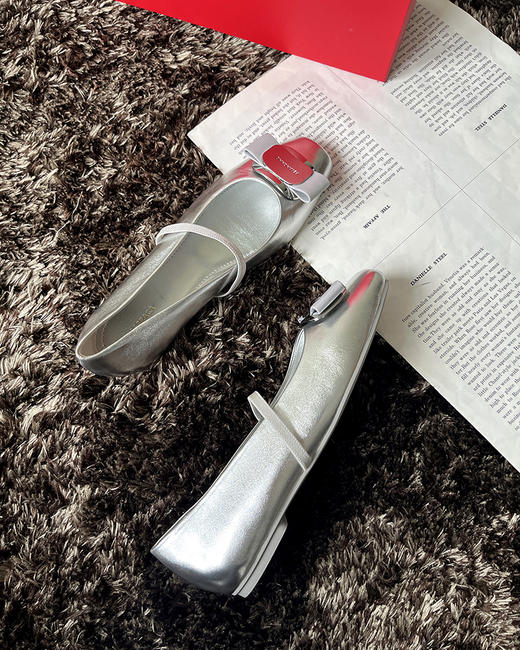 现货 THS 5.11-限时 SF菲拉家 复古羊皮芭蕾舞鞋 3色 BZ1173 商品图8