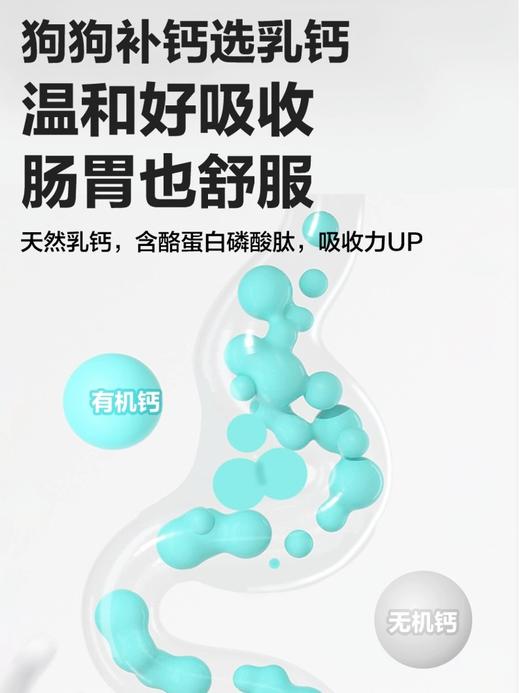 「天然温和补钙」卫仕 犬用狗狗乳钙片400片 商品图3