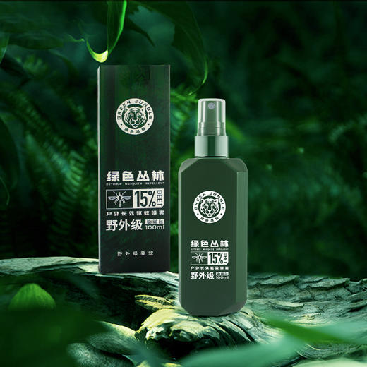 绿色丛林长效驱蚊露100ML户外防蚊液避蚊胺蚊虫 商品图2