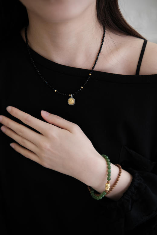 花花团母亲节国风系列首饰福利专场——和田碧玉系列、碧玺、珍珠、大漆（中国非物质文化遗产）带你领略一场中式美学盛宴，感受传统文化结合现代时尚的魅力！ 商品图5