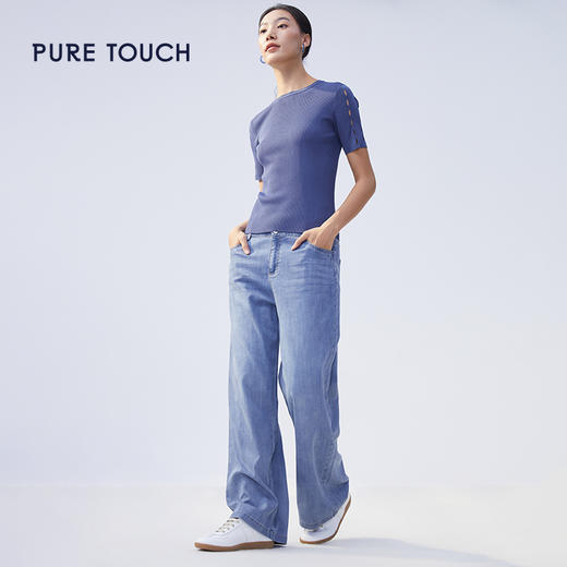 pure touch女士针织短袖1346242138 商品图1