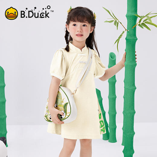 B.Duck小黄鸭童装夏季连衣裙105-150 FF2580022 商品图2