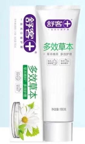 舒客多效草本牙膏180g（W21242101）