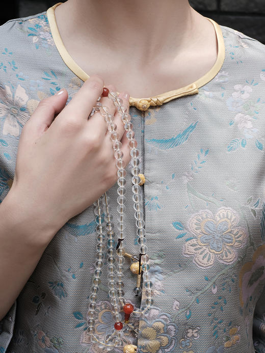 盛唐婧 |真丝花罗百花齐放对襟外套 商品图2