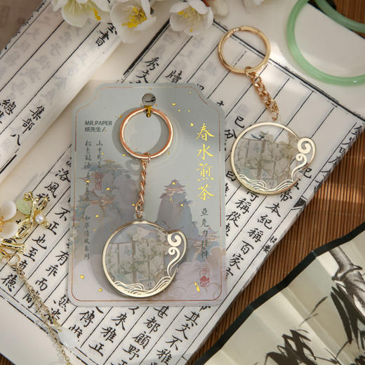 【纸先生古风亚克力挂件】原创设计情侣款，如梦清风系列，国风车内挂饰包包装饰钥匙扣装饰QQ 商品图2