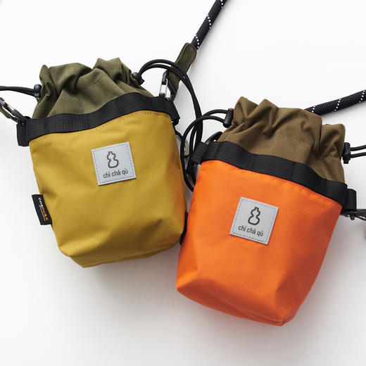 吃茶去chichaqu户外运动轻量拼接斜挎水壶包 CORDURA山系骑行 商品图0