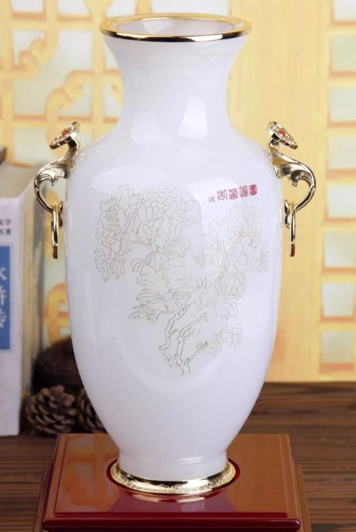 【彼达思】平安如意 琉璃花瓶摆件 客厅家居装饰品大新房婚房摆设品 礼品 商品图0