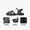 千百度时尚罗马凉鞋女夏季厚底增高猪笼鞋配裙子A24363702 商品缩略图3