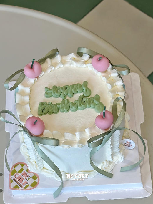 可爱ins风 小樱桃蝴蝶结（绿色装饰版） 商品图0