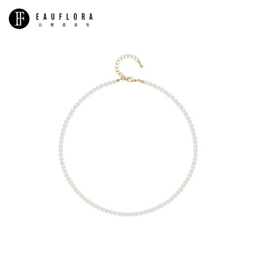 『耳语』白色仿珍珠项链-4MM 商品图1