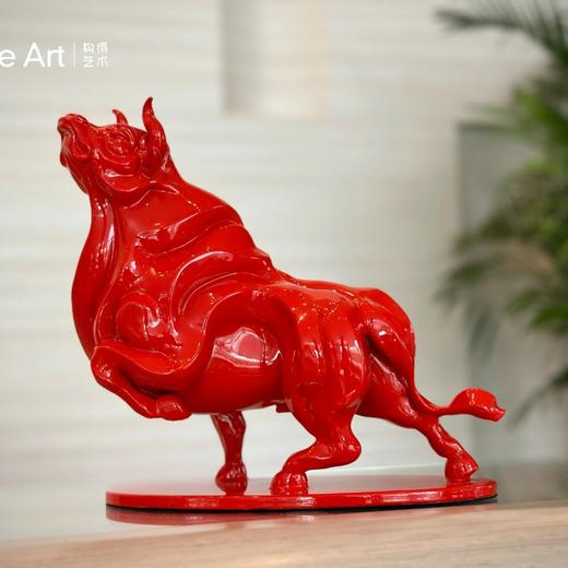 李铭《牛势-红》 商品图3