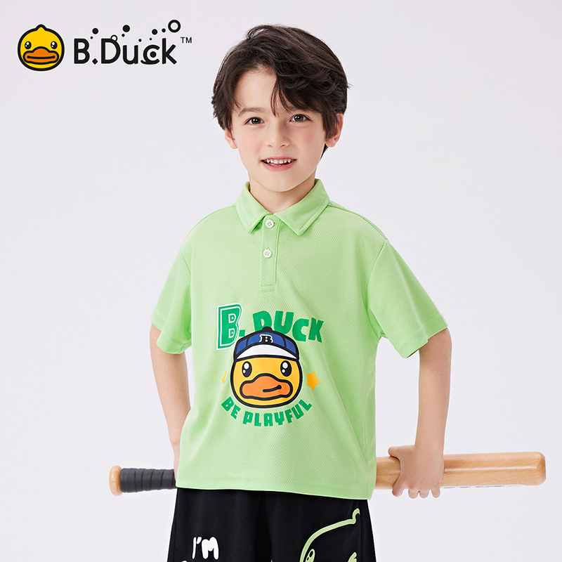 B.Duck小黄鸭童装夏季POLO衫105-150 BF2503051