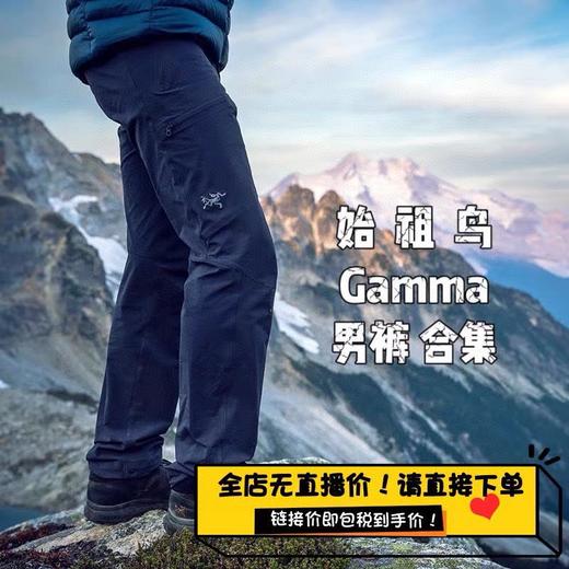 点此购买 始祖鸟春夏季男士Gamma Pant户外防风软壳裤 LL 287600 商品图7