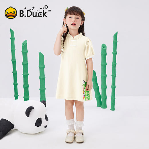 B.Duck小黄鸭童装夏季连衣裙105-150 FF2580022 商品图4
