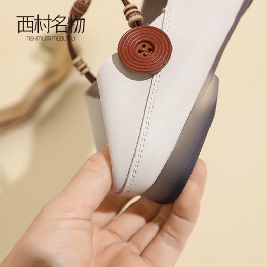 西村名物玛丽珍夏季配裙子新中式轻国风单鞋复古旗袍鞋女软底真皮 商品图4