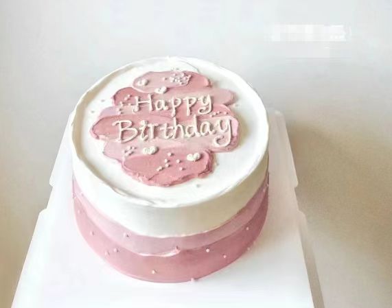 6寸动物奶油蛋糕