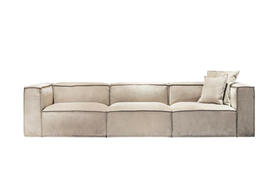 菲比 组合沙发 |  更多座位组合，皮布面料可选，详询客服