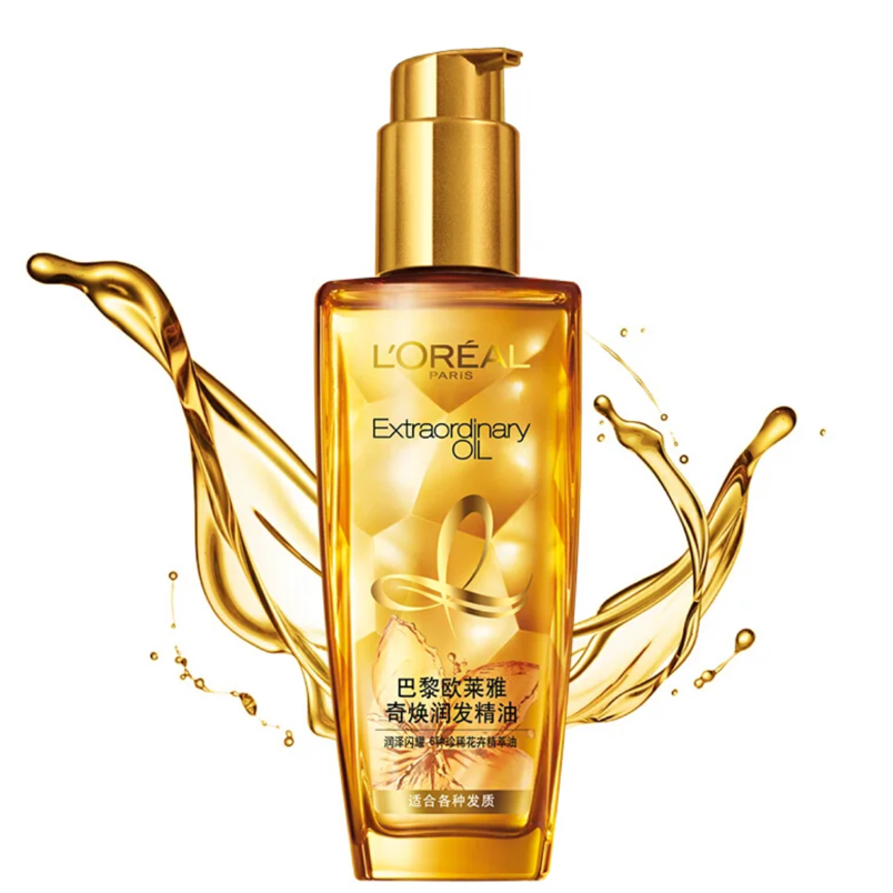 欧莱雅·奇焕润发修护精油小金瓶护发精油·适合任何发质 烫染受损发质100ml